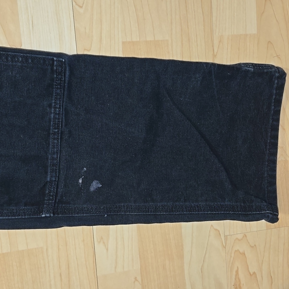 Vtg Carhartt Helmets to Hardhats Double Knee Black Work Pants B01-BLK 36x36 - Picture 10 of 16